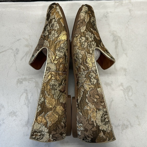 Gentle Souls by Kenneth Cole Eugene Floral Tapestry Retro Flat Loafers Size 8.5 - Picture 8 of 16